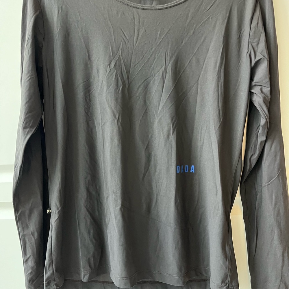 Dada long sleeve brown shirt. XS. Lightweight.